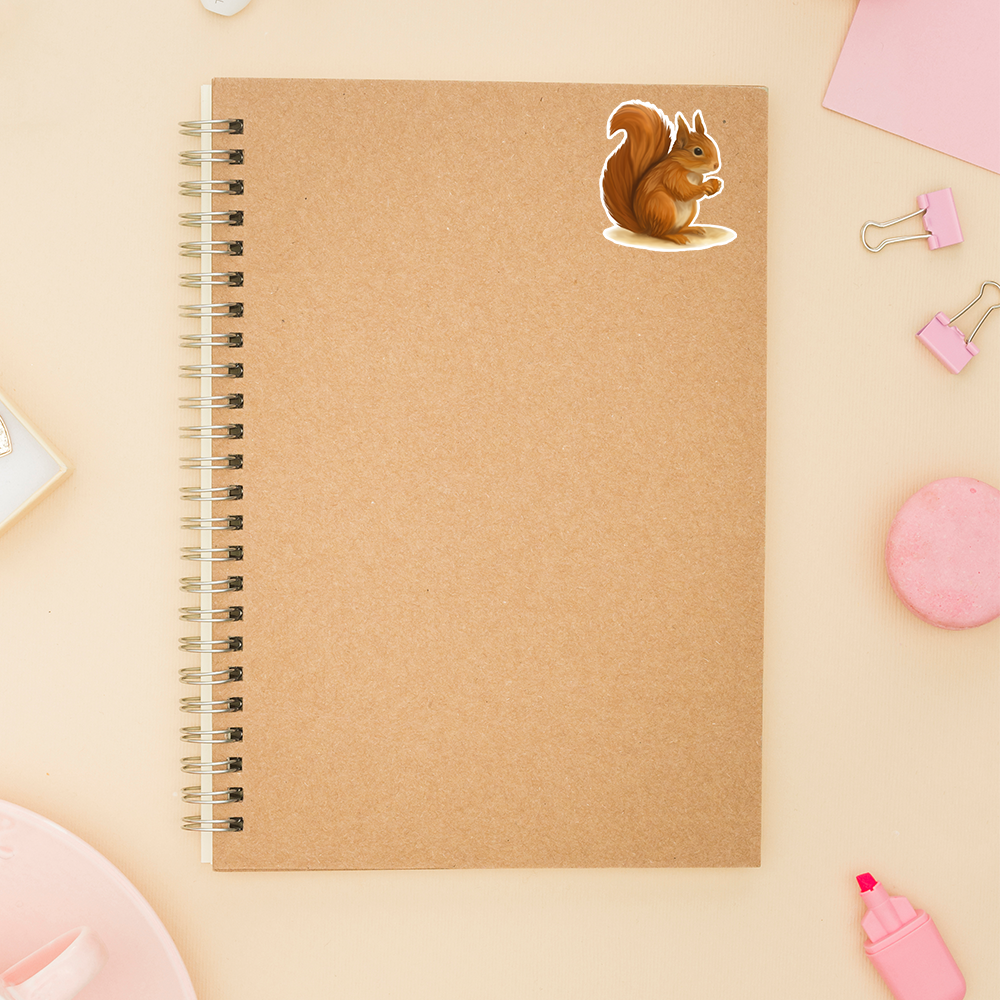 Red Squirrel Sticker