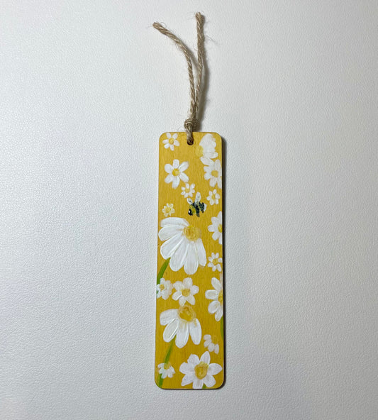 Bumblebee Hand Painted Bookmark