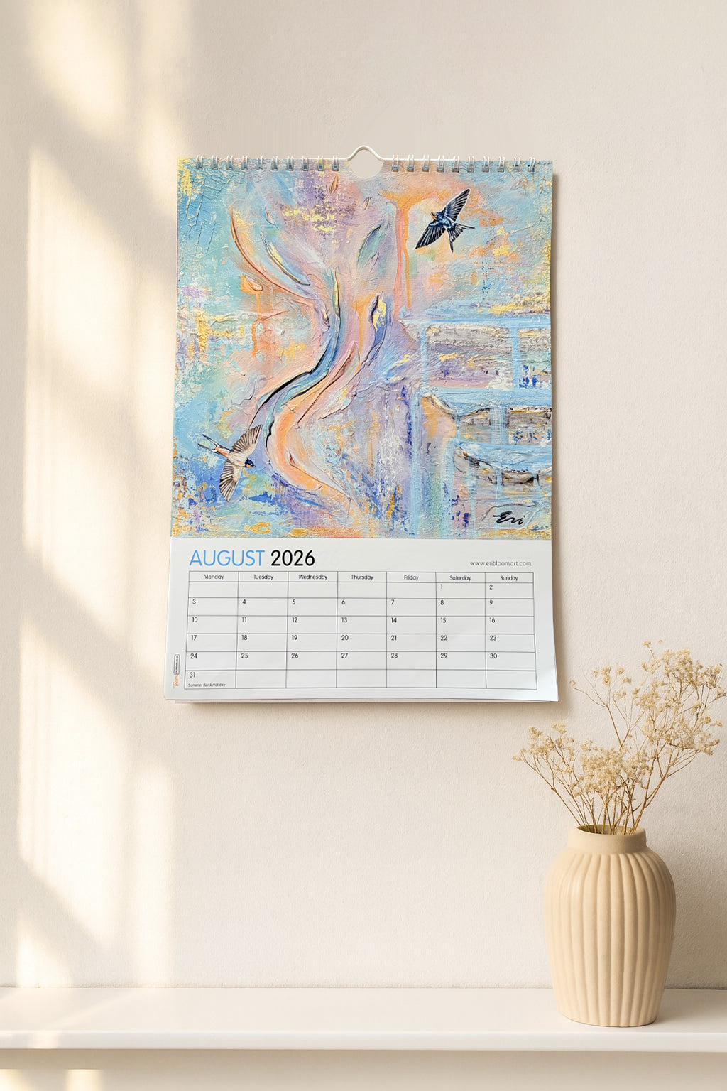 2026  Eri Bloom Art Calendar
