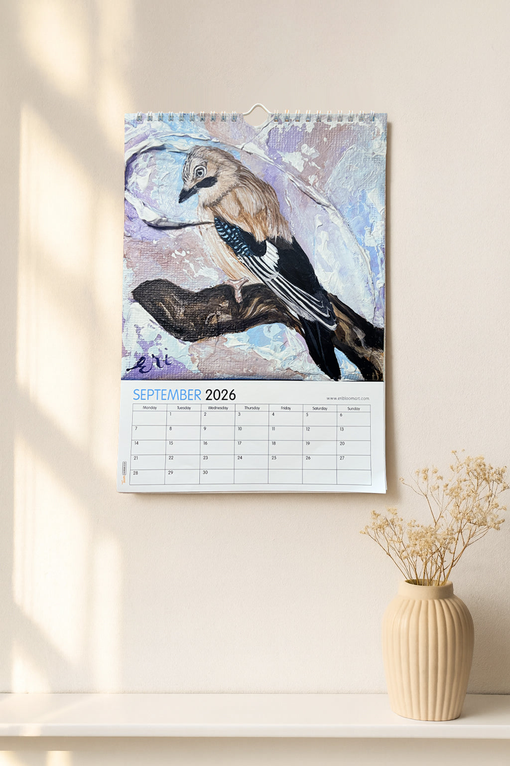 2026  Eri Bloom Art Calendar