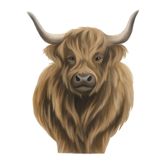 Highland Cow Sticker