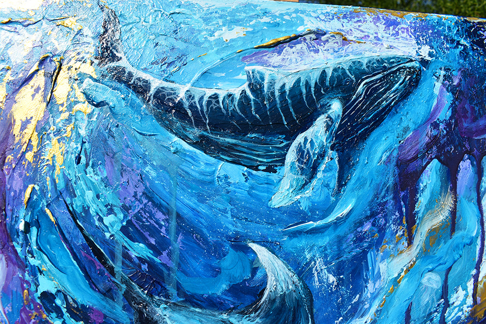 Thalassa - Original Textured Painting