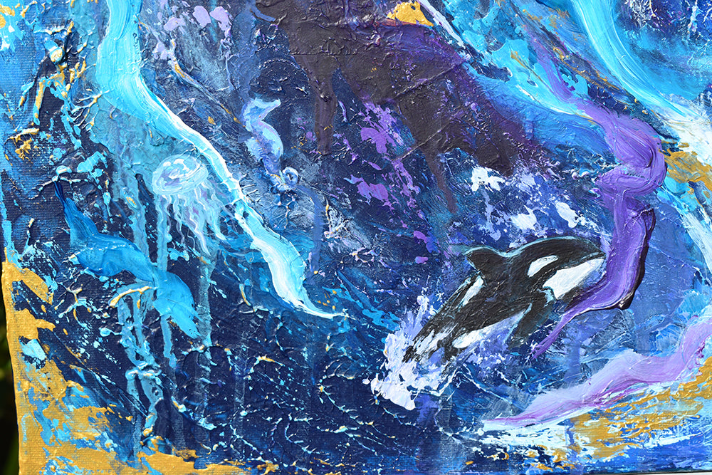 Thalassa - Original Textured Painting
