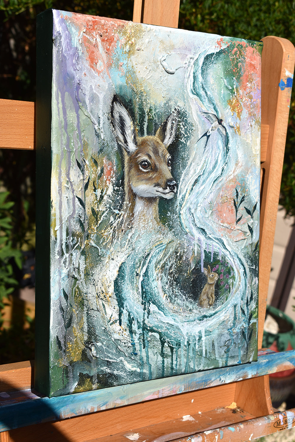 Fable - Original Textured Painting
