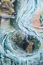 Fable - Original Textured Painting