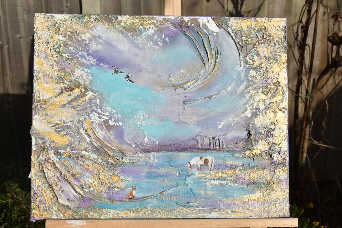 'Under A Gilded Sky' Original Painting