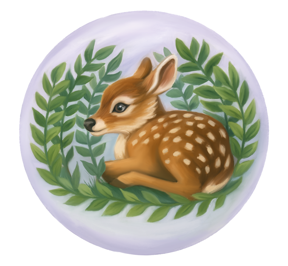Fawn Sticker