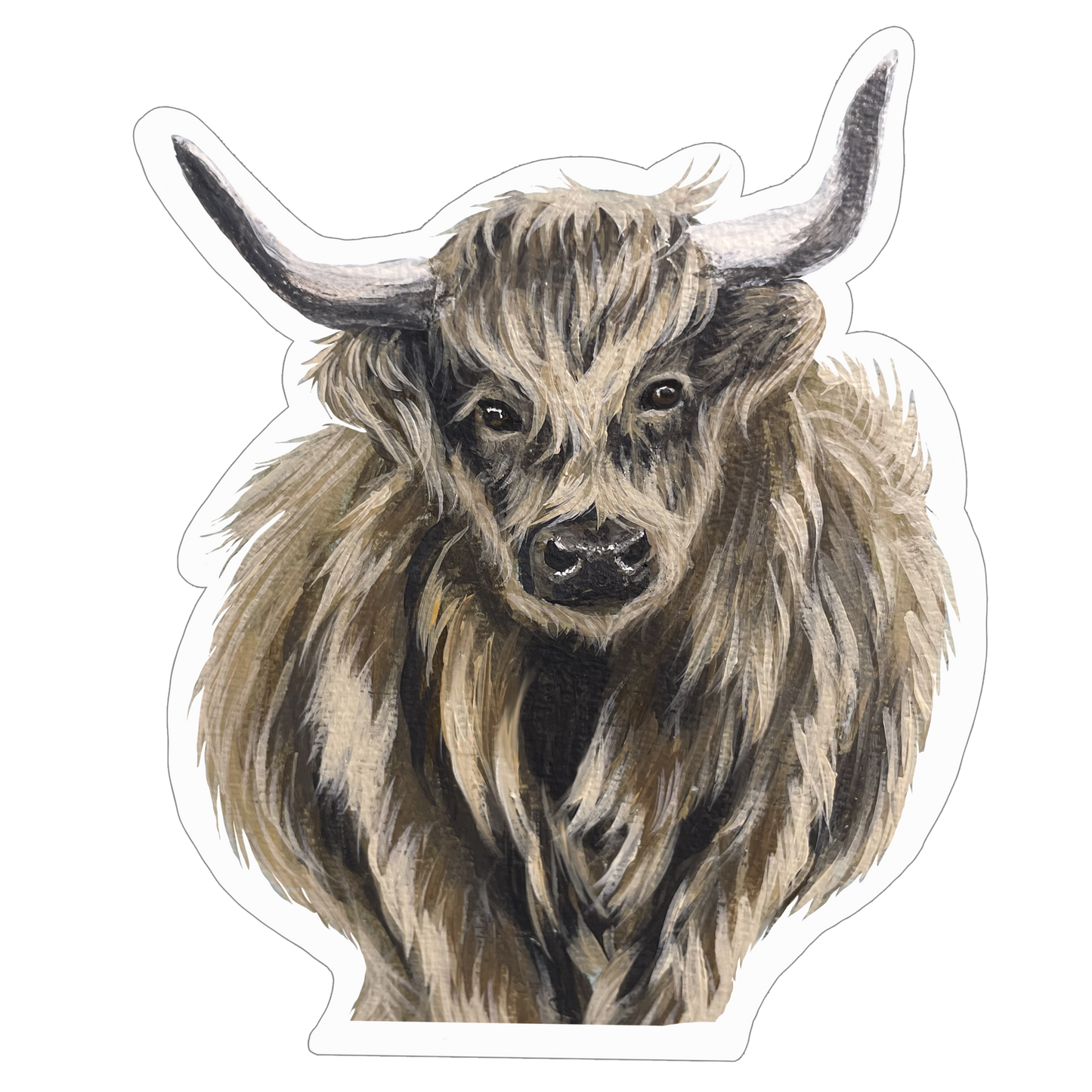 Highland Cow Sticker