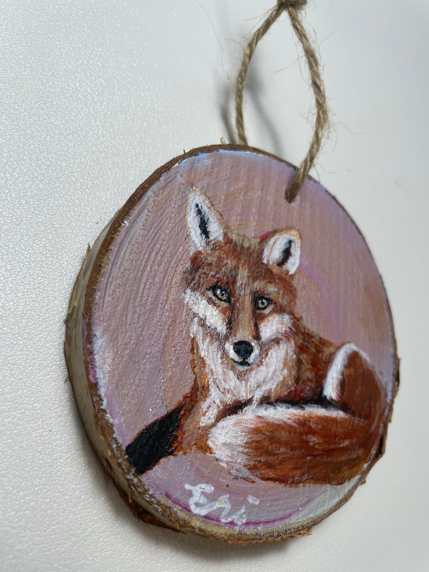 Foxy Wood Slice