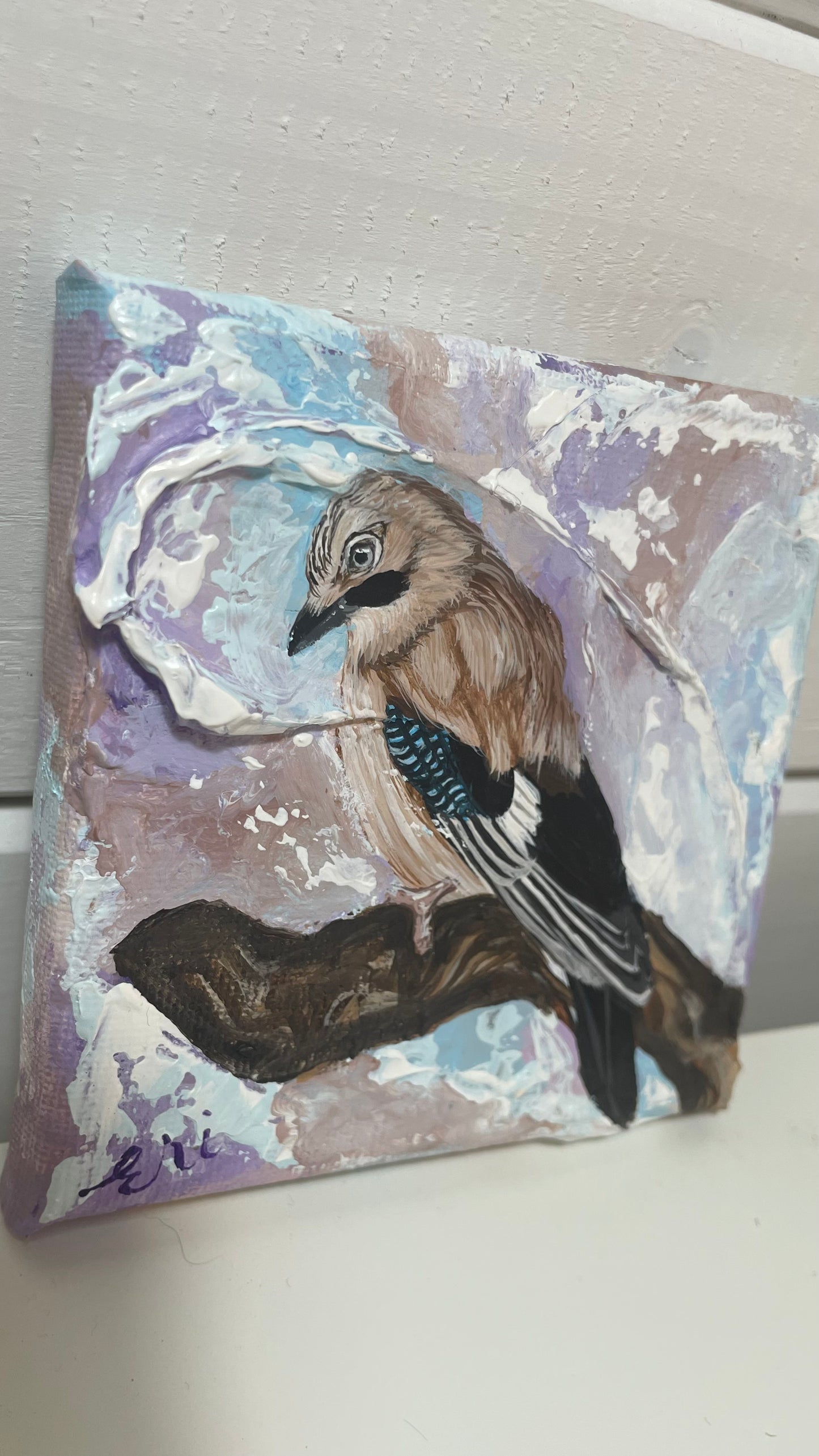 Jay Original Textured Art - 'Pastel Jaydream'