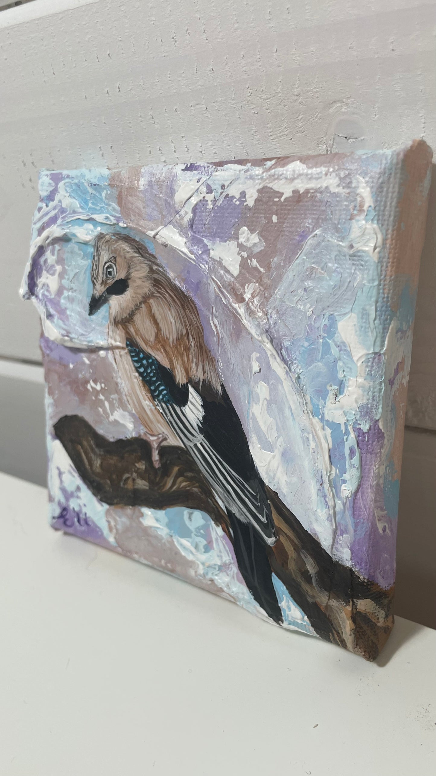Jay Original Textured Art - 'Pastel Jaydream'