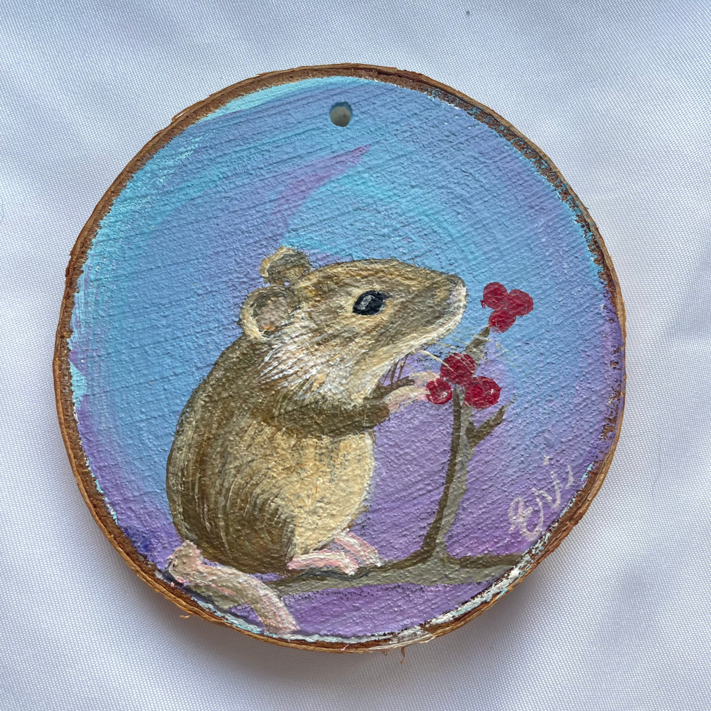 Doormouse Wood Slice Original