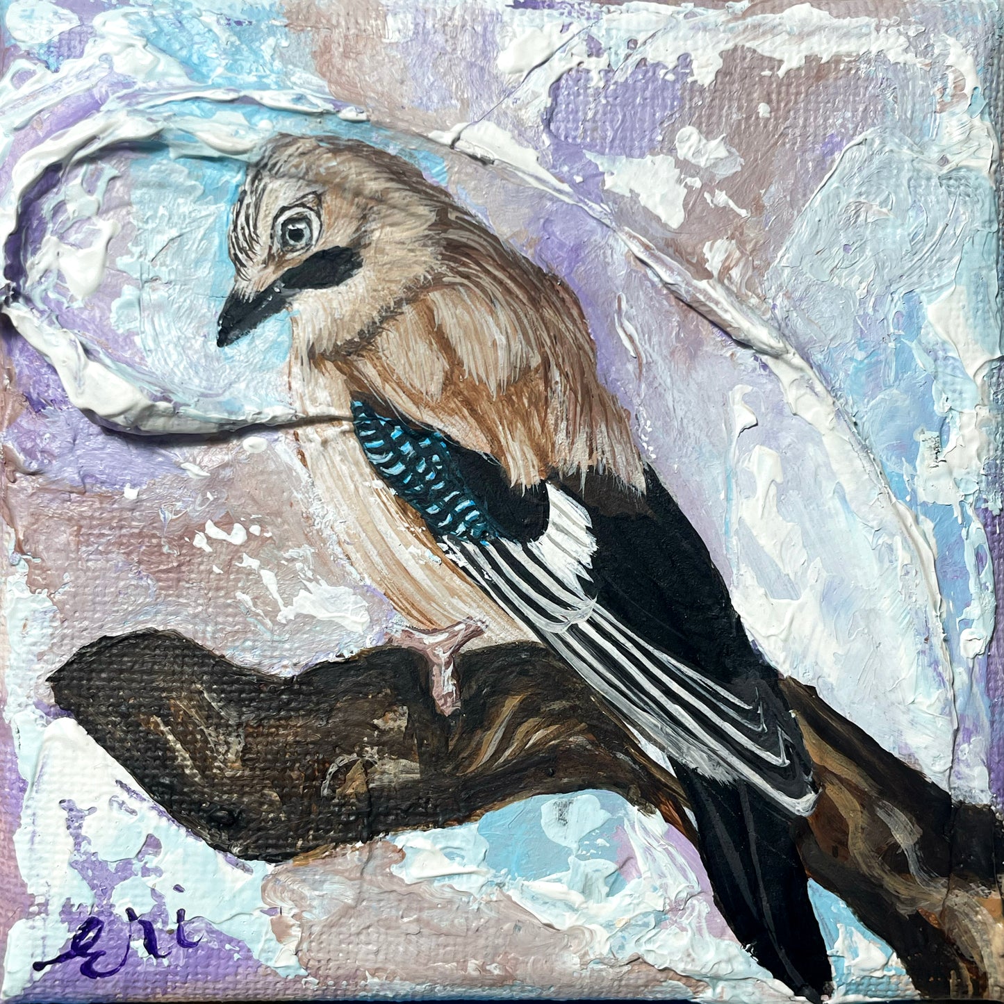 Jay Original Textured Art - 'Pastel Jaydream'