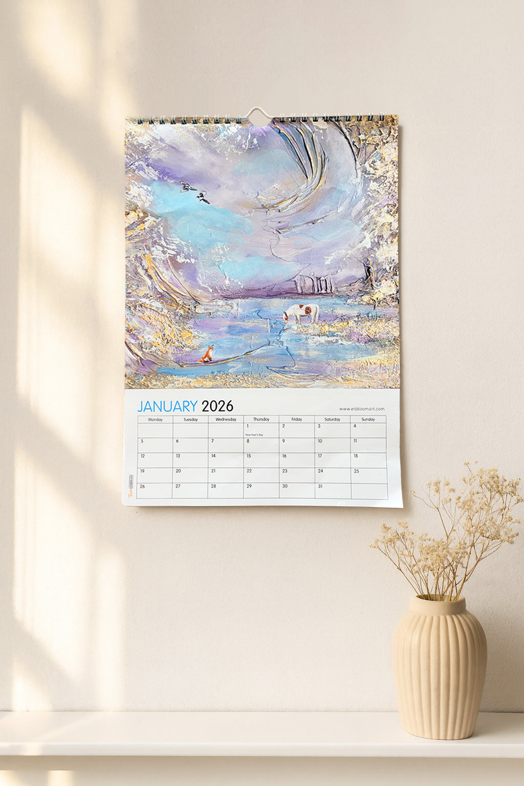 2026  Eri Bloom Art Calendar