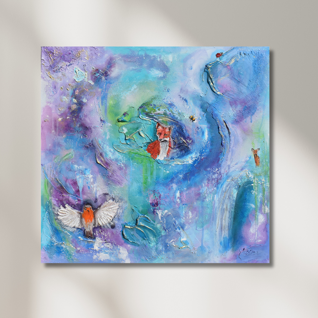 'Glade of Dreams' Original Mixed Media Painting