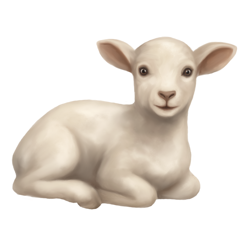 Spring Lamb Sticker