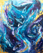 Thalassa - Original Textured Painting
