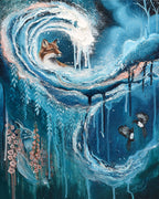 Wisp - Original Textured Painting