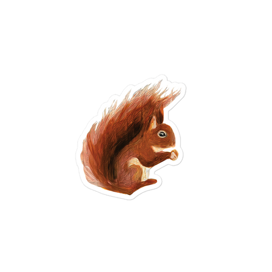 Red Squirrel Sticker