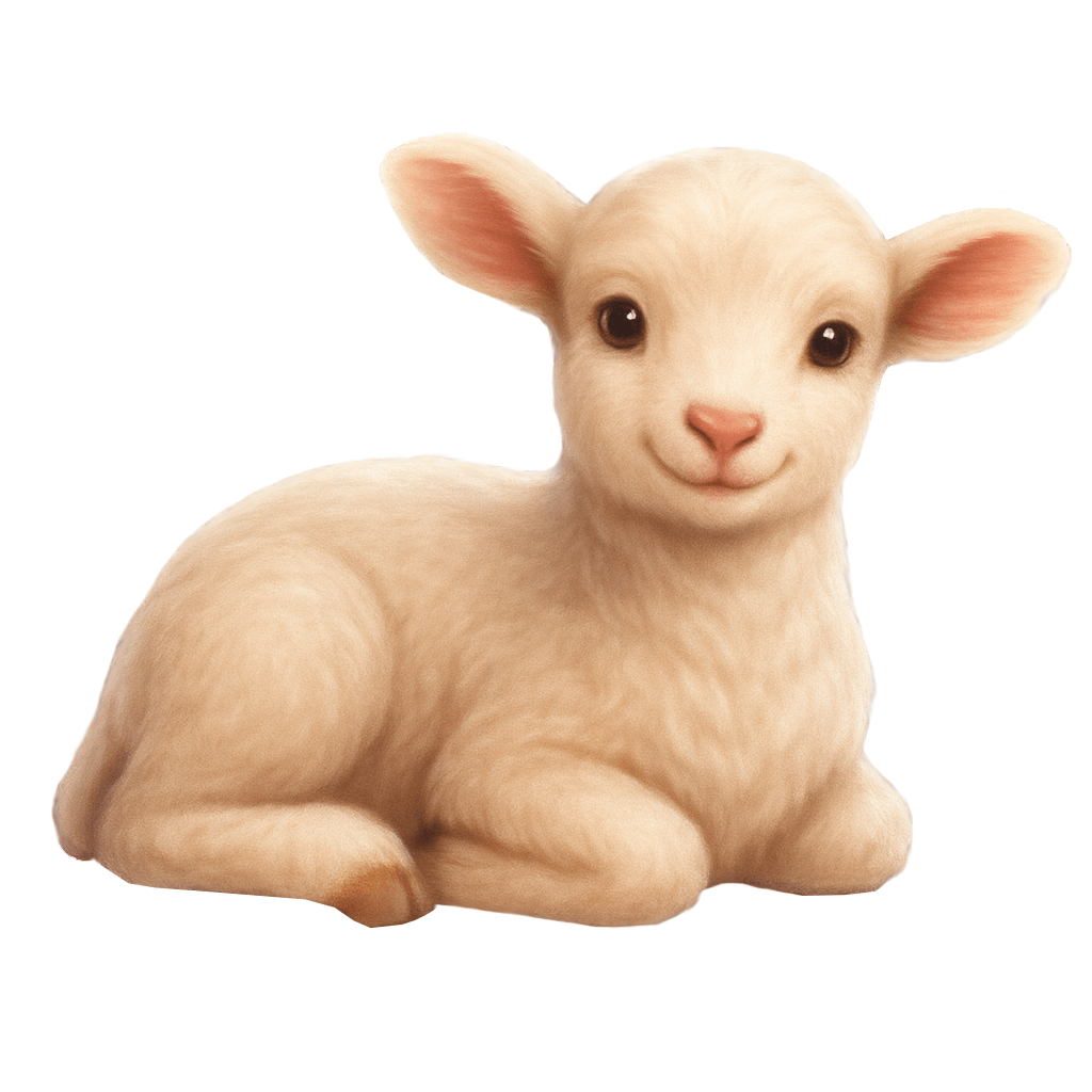 Spring Lamb Sticker
