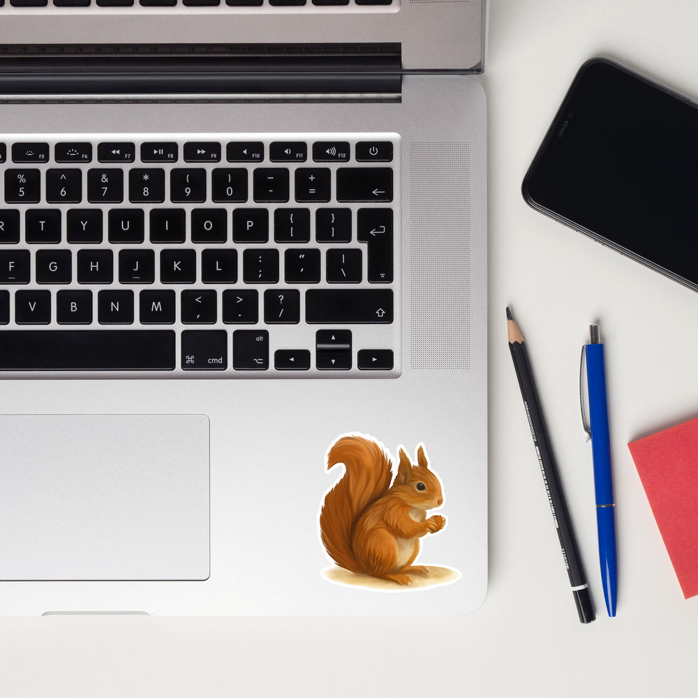 Red Squirrel Sticker
