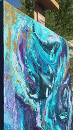 Thalassa - Original Textured Painting